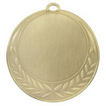 Medal, "Insert Medal" Laurel Leaf Design, 2-11/16" Dia